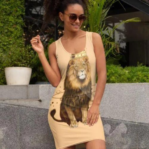 LION POWER Sublimation Cut & Sew Dress